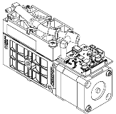 IDEX Health & Science dual stage vacuum pump view 1