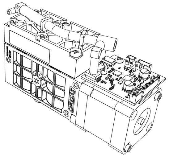 IDEX Health & Science dual stage vacuum pump view 1