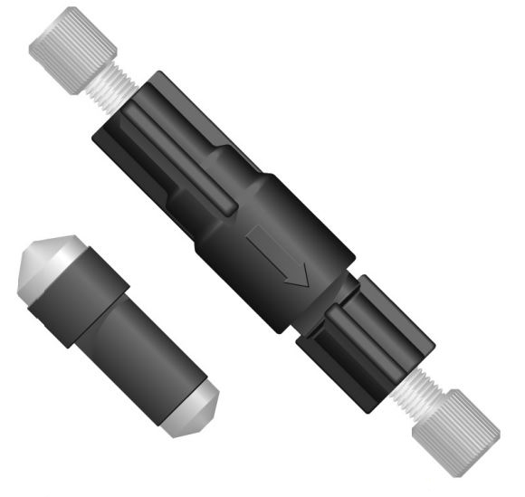 inline check valve diagram