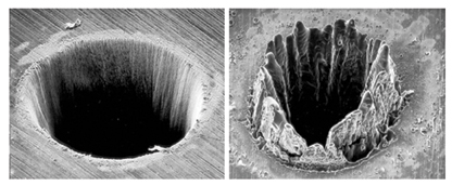 femtosecond laser pulses vs nanosecond laser pulses