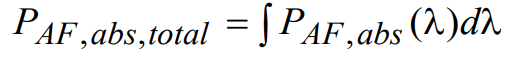 PAFabs total equation