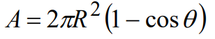 To relate the solid angle to the half angle θ of the cone with which it is associated